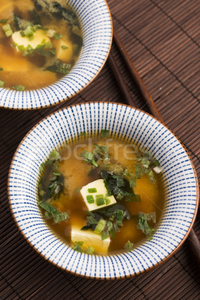 Japanese miso soup Stock photo © joannawnuk