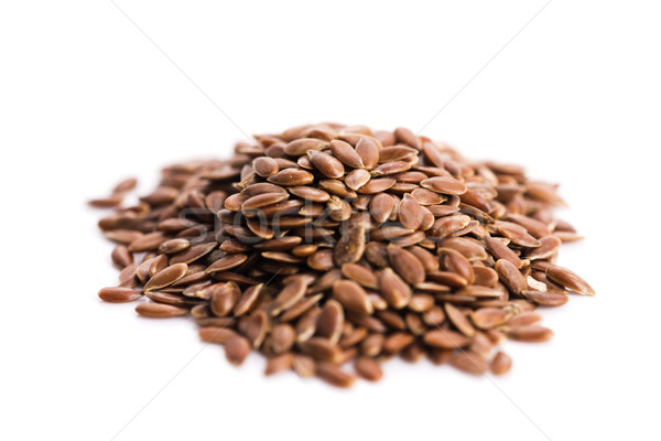 Flax seeds, Linseed, Lin seeds close-up Stock photo © joannawnuk