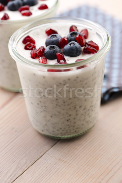 Chia seed pudding Stock photo © joannawnuk