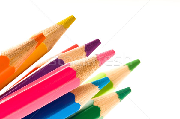 color pencil isolated on white  Stock photo © joannawnuk