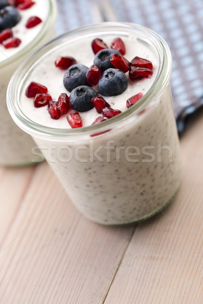 Chia seed pudding Stock photo © joannawnuk