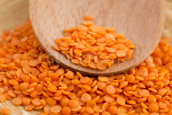 Dry Organic Red Lentils Stock photo © joannawnuk