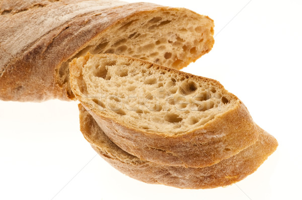 Bread isolated on the white background Stock photo © joannawnuk