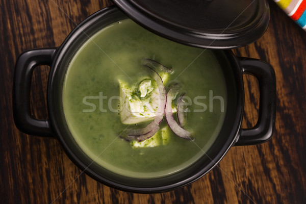 Spinach soup Stock photo © joannawnuk