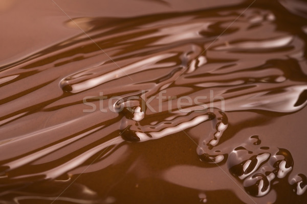 Csokoládé étel hullámok eszik forró csobbanás Stock fotó © joannawnuk