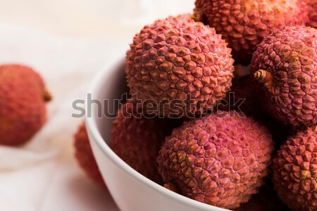 Fresh lychee Stock photo © joannawnuk