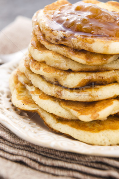Pancakes with syrup Stock photo © joannawnuk