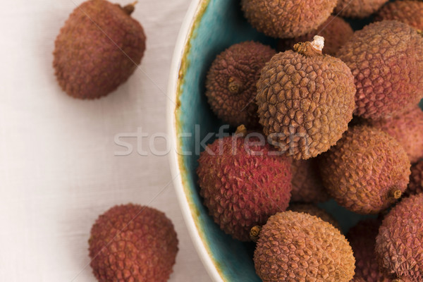 Fresh lychee Stock photo © joannawnuk