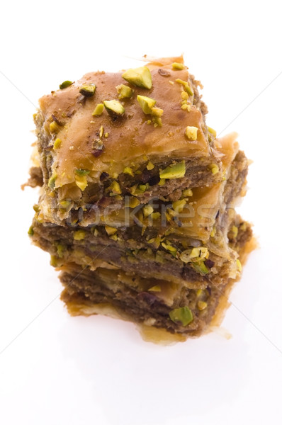 Baklava - traditional middle east sweet desert Stock photo © joannawnuk