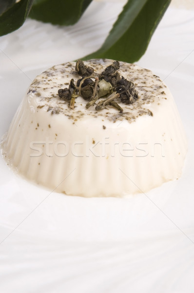 sencha panna cotta Stock photo © joannawnuk