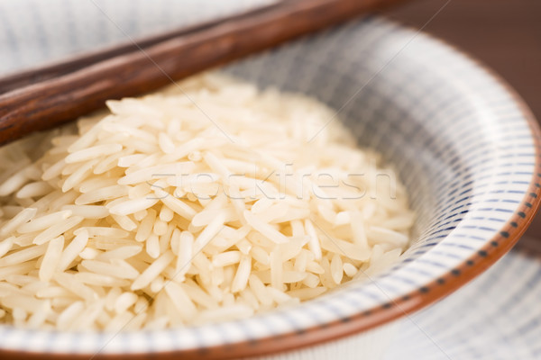 Basmati riz bol bois groupe saine [[stock_photo]] © joannawnuk