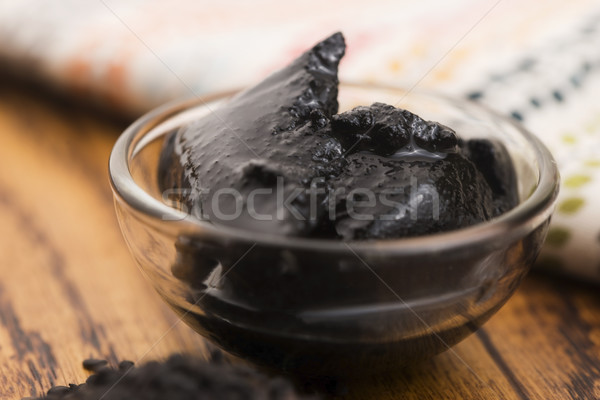 Black sesame paste Stock photo © joannawnuk