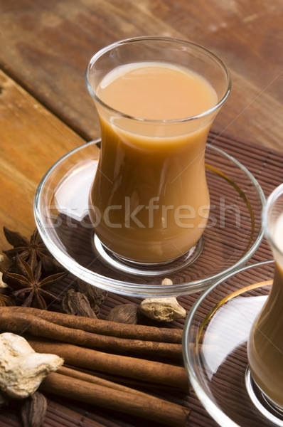 Masala chai Stock photo © joannawnuk