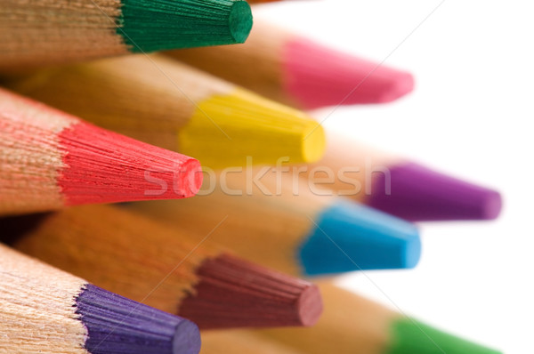 color pencil isolated on white Stock photo © joannawnuk