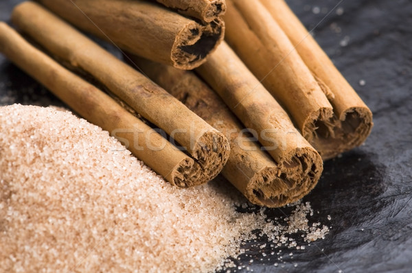 aromatic spices with brown sugar - cinnamon Stock photo © joannawnuk