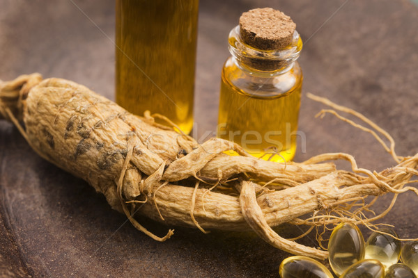 Extract of ginseng root Stock photo © joannawnuk