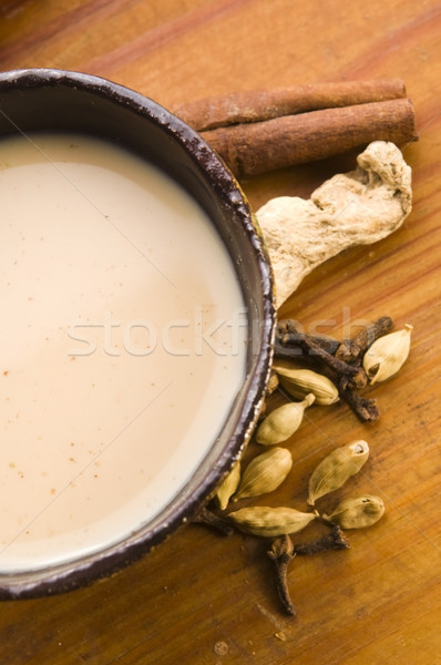 Masala chai Stock photo © joannawnuk