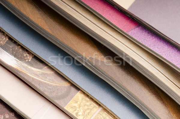 журналы бумаги образование цвета прессы Сток-фото © joannawnuk