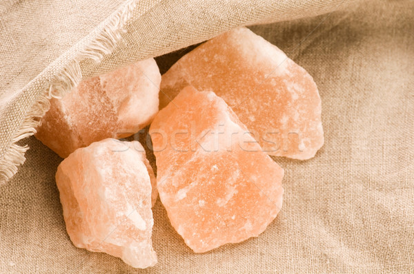 Rosa Salz Mineral rock Stein natürlichen Stock foto © joannawnuk