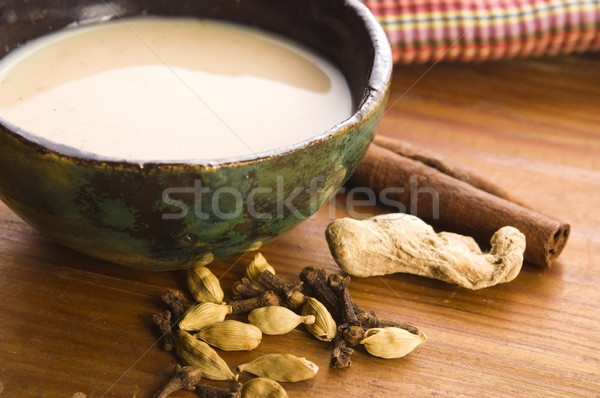 Masala chai Stock photo © joannawnuk