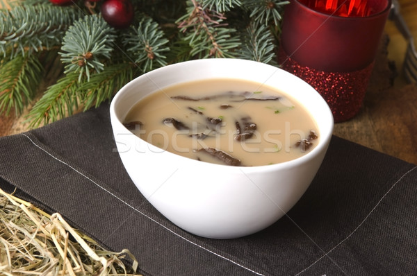 [[stock_photo]]: Traditionnel · champignons · soupe · crème · légumes · alimentaire