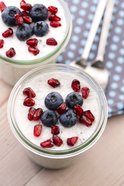 Chia seed pudding Stock photo © joannawnuk