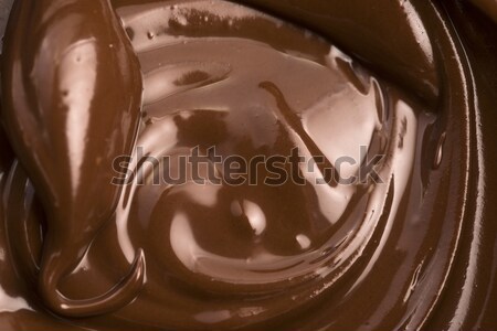 Csokoládé étel hullámok eszik forró csobbanás Stock fotó © joannawnuk