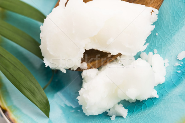 椰子 油 替代 治療 棕櫚 綠色 商業照片 © joannawnuk