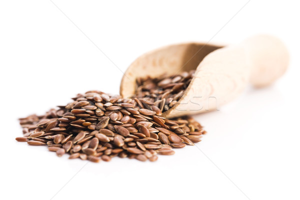 Flax seeds, Linseed, Lin seeds close-up Stock photo © joannawnuk