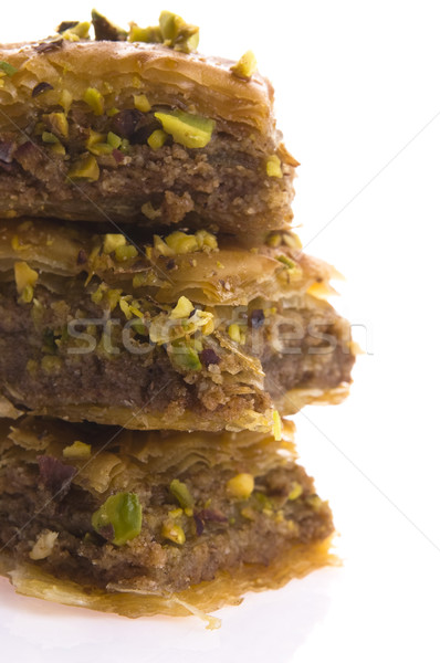 Baklava - traditional middle east sweet desert Stock photo © joannawnuk