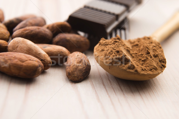 Foto d'archivio: Cacao · fagioli · cioccolato · impianto · mangiare · grano