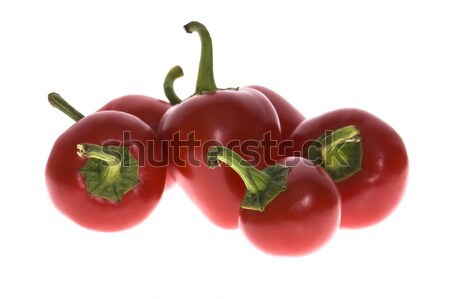 [[stock_photo]]: Rouge · chaud · chili · alimentaire · espace · vert