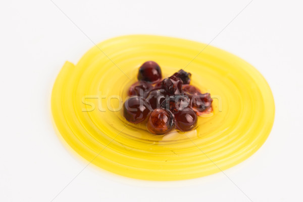 Molekularen Obst Spaghetti Sirup Hintergrund Sommer Stock foto © joannawnuk