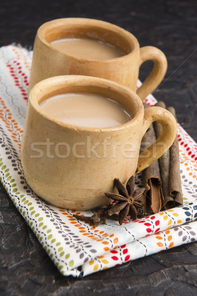 Masala chai Stock photo © joannawnuk