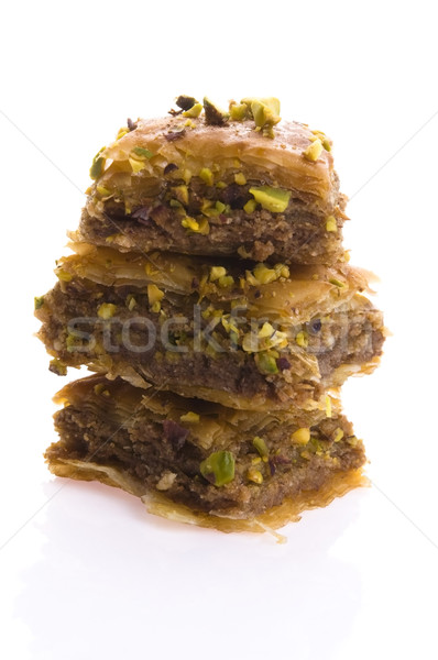 Baklava - traditional middle east sweet desert Stock photo © joannawnuk