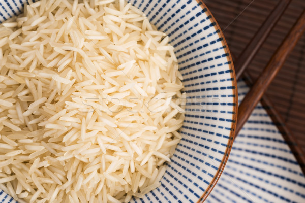 Basmati riz bol bois groupe saine [[stock_photo]] © joannawnuk