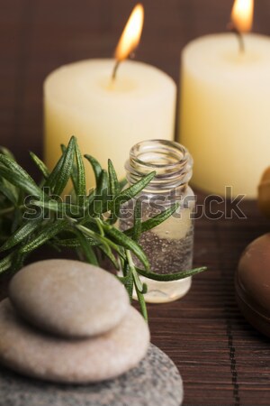 Sel de mer savon bougies spa corps mer [[stock_photo]] © joannawnuk