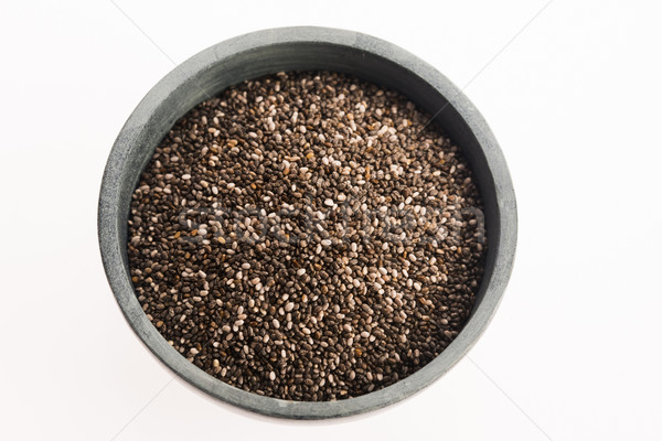 chia seeds isolated on white Stock photo © joannawnuk