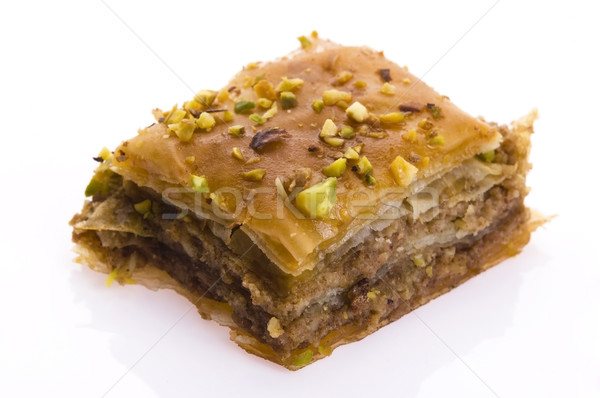 Baklava - traditional middle east sweet desert Stock photo © joannawnuk