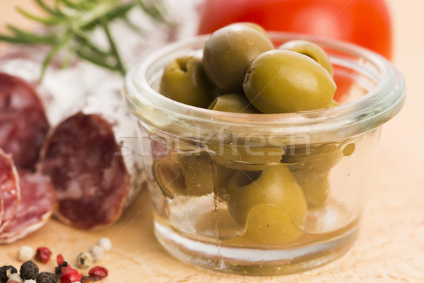 pickled olives Stock photo © joannawnuk