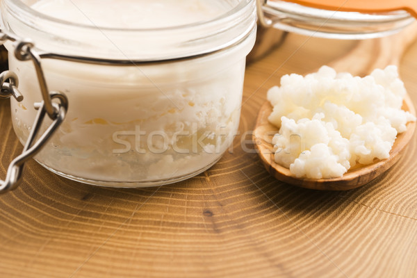 Stok fotoğraf: Organik · süt · kefir