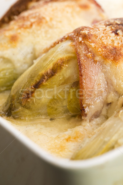 chicory baked with bacon and cheese  Stock photo © joannawnuk