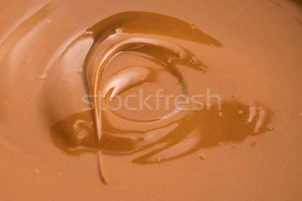 Gesmolten melk chocolade achtergrond behang golven Stockfoto © joannawnuk
