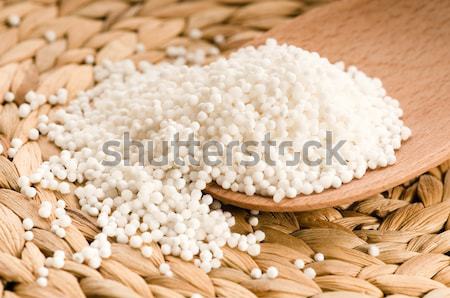 Stock photo: white tapioca pearls
