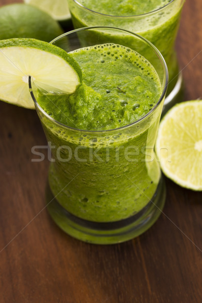 Healthy green drink, vegetable juice Stock photo © joannawnuk