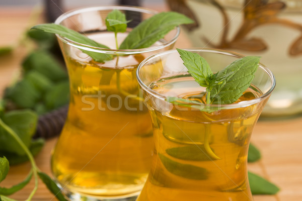 Stock photo: Mint tea