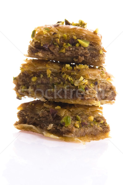 Baklava - traditional middle east sweet desert Stock photo © joannawnuk