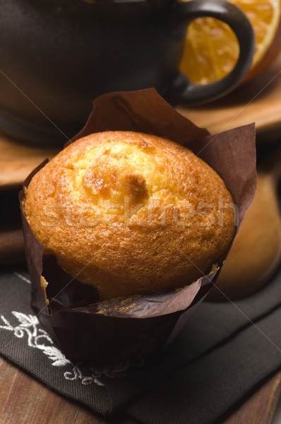 Coffee and cinnamon muffins Stock photo © joannawnuk