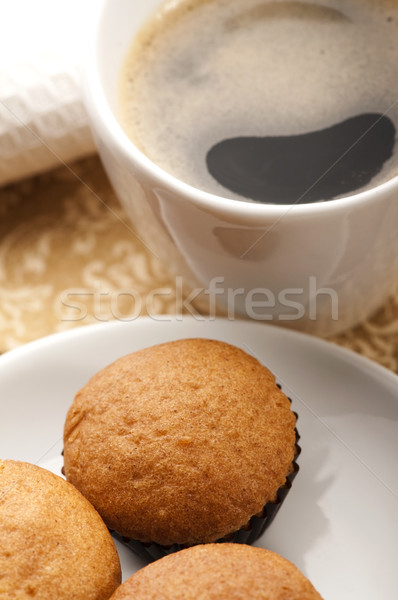 Homemade chocolate muffins Stock photo © joannawnuk