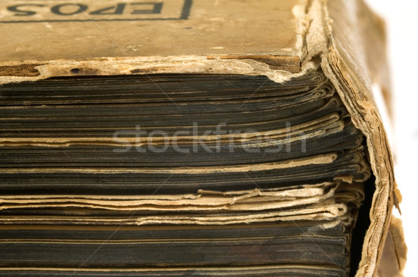 
old book (1911) - detail Stock photo © joannawnuk